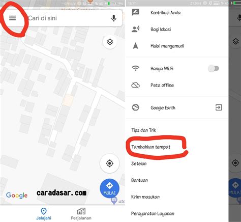 Cara Buat Google Maps